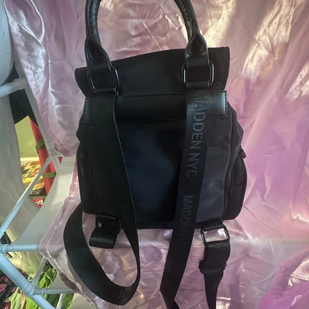 Elegant Black Backpack by Madden NYC - Picture 4 of 8